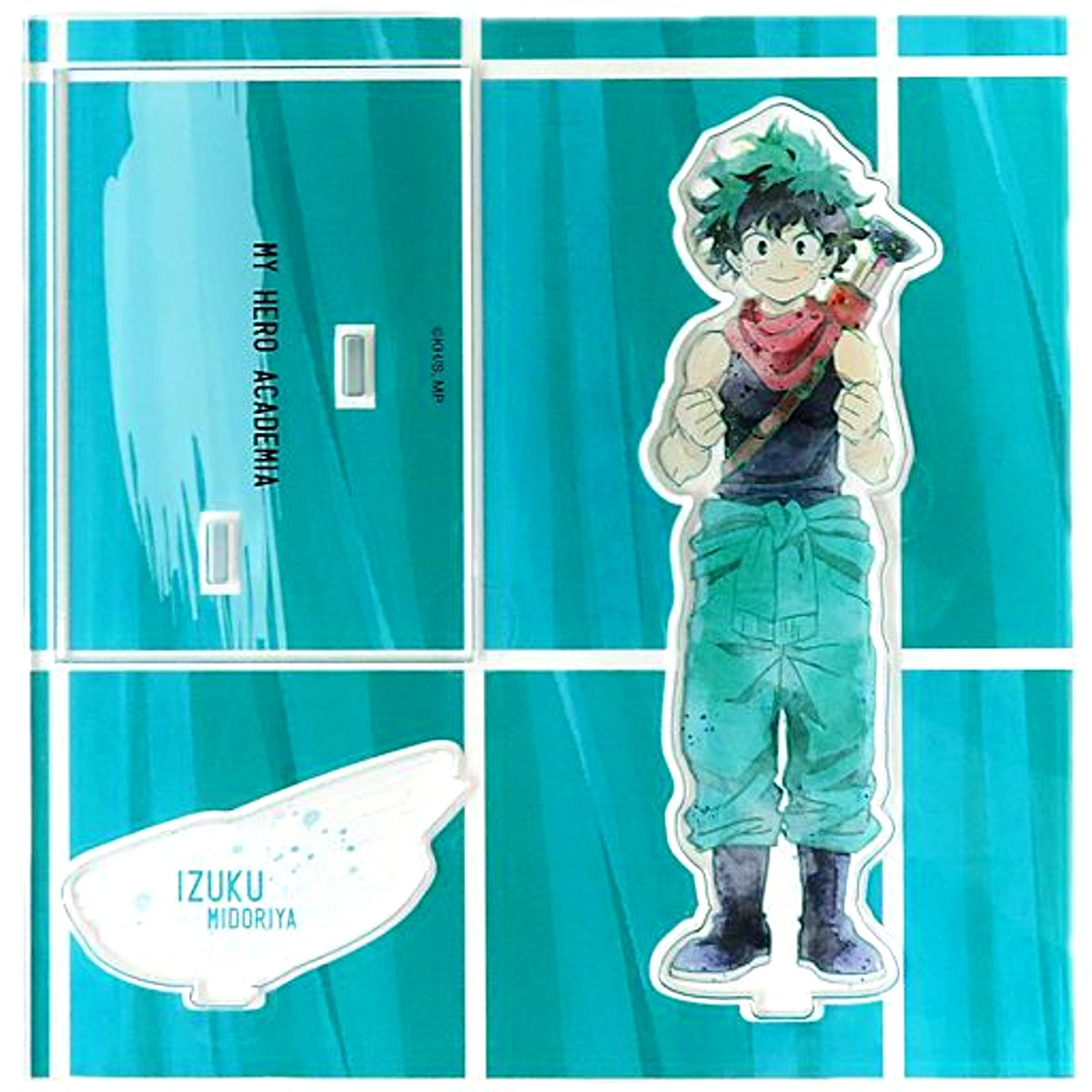 Izuku Midoriya My Hero Academia TOHO animation STORE x baseyard tokyo Regeneration Standing Cleaning Costume Acrylic Stand [USED]