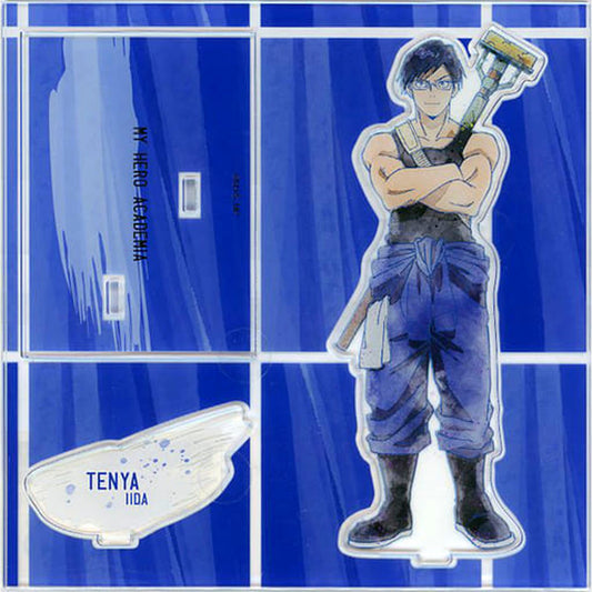Tenya Iida My Hero Academia Acrylic Stand Full Body Illustration Cleaning Costume REGENERATION TOHO animation STORE x baseyard tokyo REGENERATION MY HERO ACADEMIA [USED]