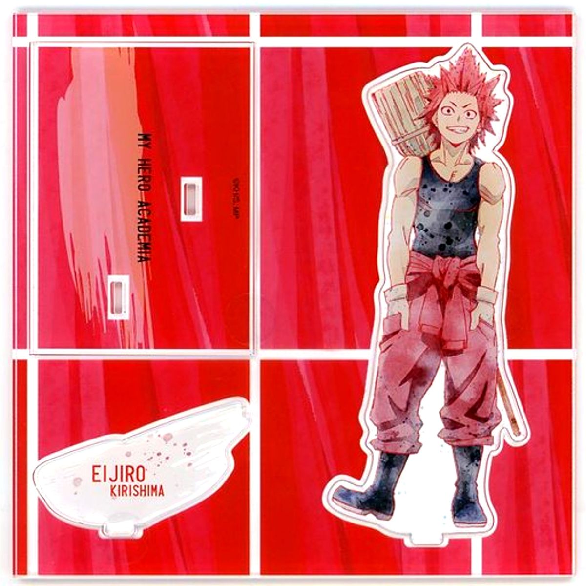 Eijiro Kirishima My Hero Academia Acrylic Stand Standing Art Cleaning Costume REGENERATION TOHO animation STORE x baseyard tokyo "REGENERATION" MY HERO ACADEMIA [USED]