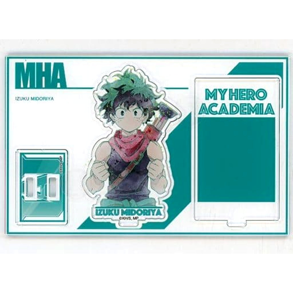 My Hero Academia Izuku Midoriya Acrylic Stand Card Type Cleaning Costume REGENERATION from TOHO animation STORE x baseyard tokyo REGENERATION Acrylic Stands [USED]
