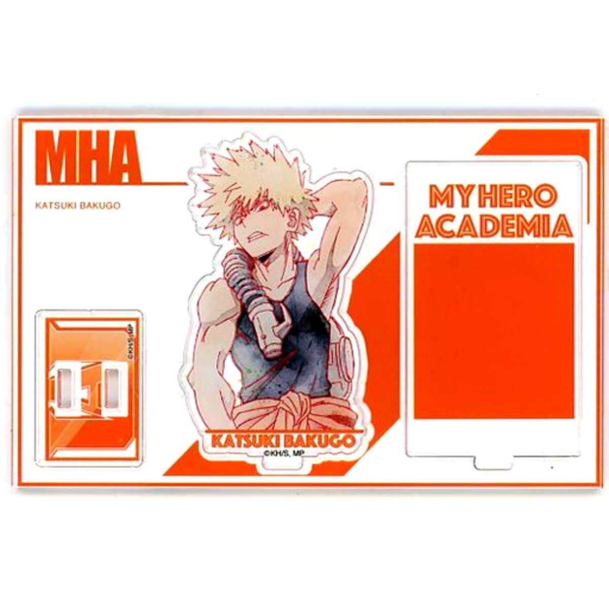Katsuki Bakugo My Hero Academia TOHO animation STORE x baseyard tokyo Regeneration Cleaning Costume Card Type Acrylic Stand [USED]
