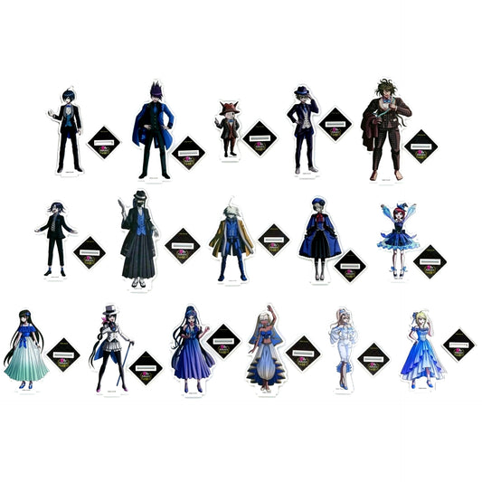 Set of 16 Danganronpa 10th Anniversary Event Ultimate Class Reunion Acrylic Figure Grand Reunion Dress Up Vol.3 V3 [USED]