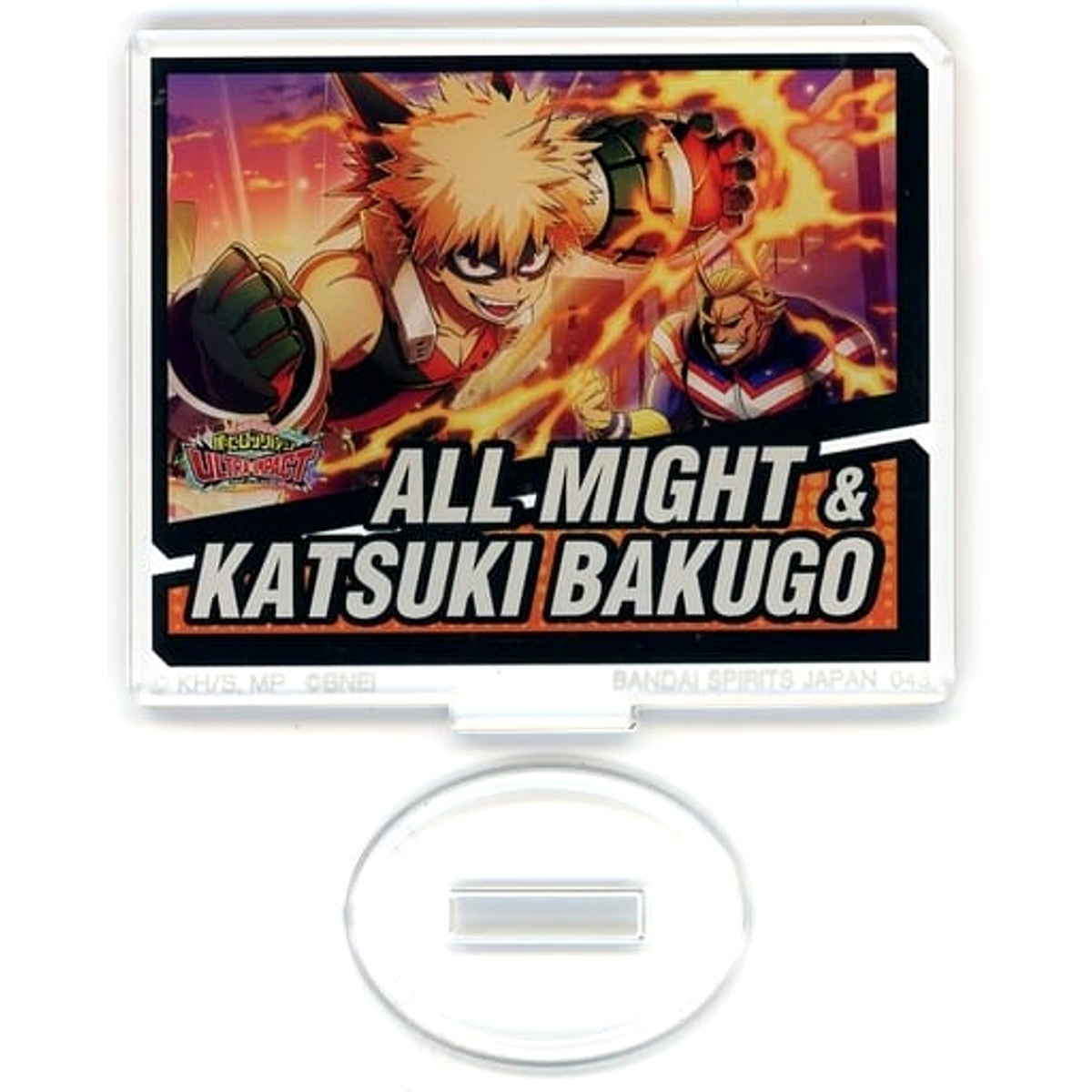 My Hero Academia Ichiban Kuji ULTRA IMPACT Prize H Katsuki Bakugo & All Might Acrylic Stand Acrylic Stands [USED]