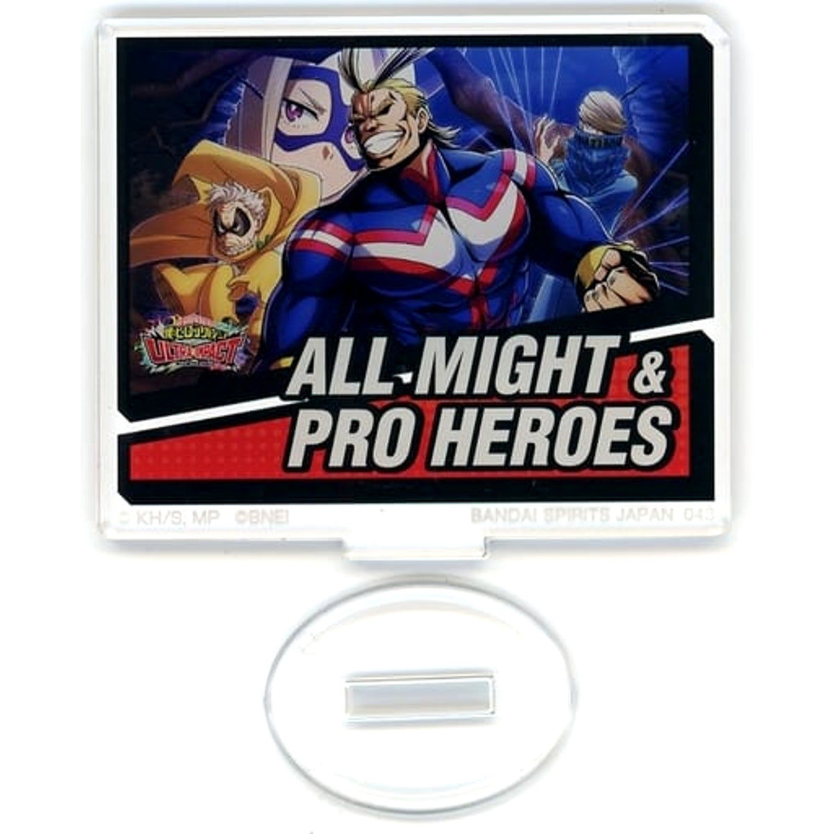 My Hero Academia All Might & Pro Heroes Acrylic Stand Ichiban Kuji ULTRA IMPACT Prize H Acrylic Stands [USED]