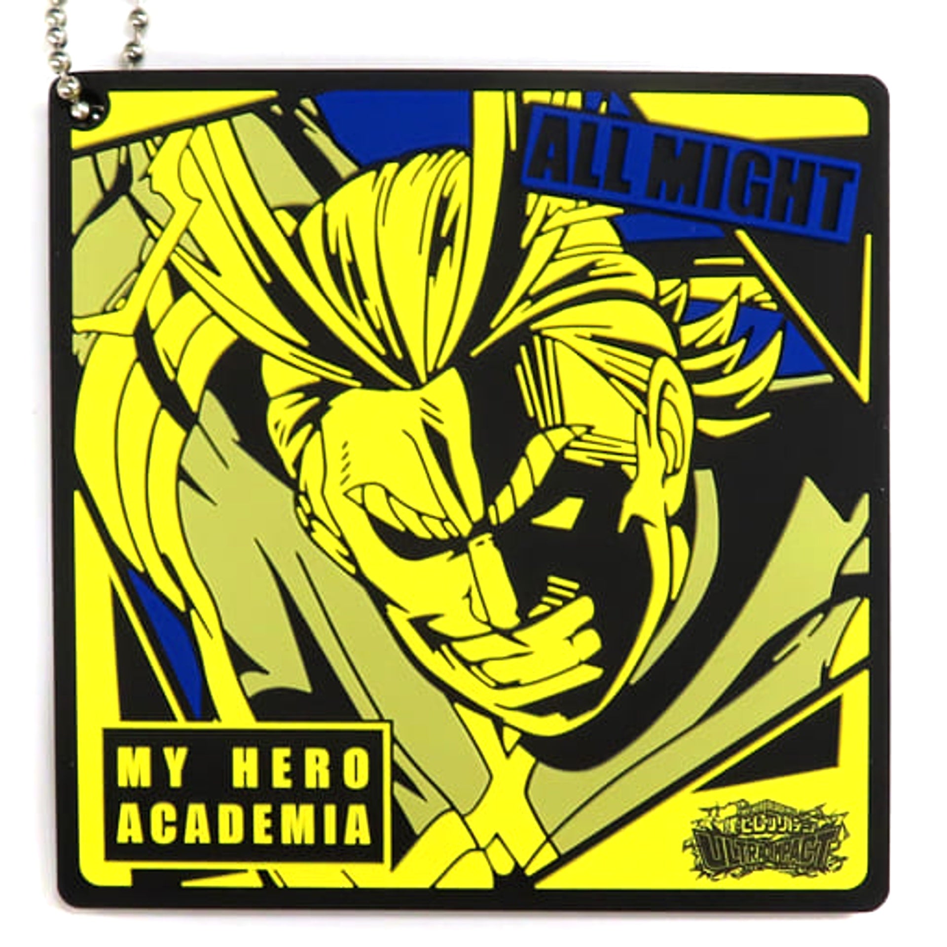 My Hero Academia Ultra Impact All Might Ichiban Kuji Rubber Keychain Prize J Keychains [USED]