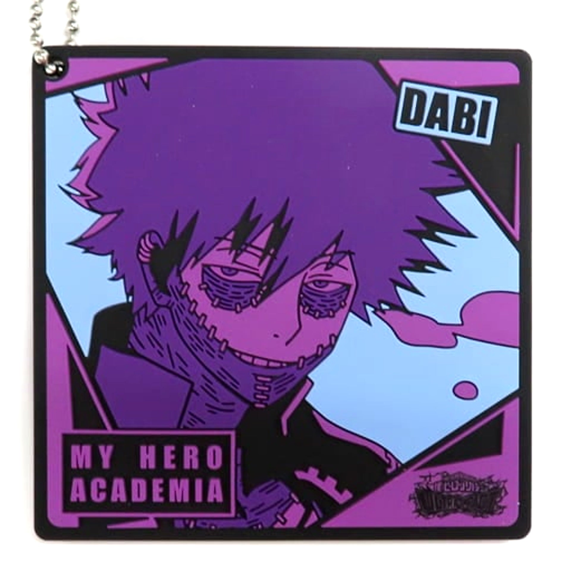 My Hero Academia Ultra Impact Dabi Ichiban Kuji Rubber Keychain Prize J Keychains [USED]