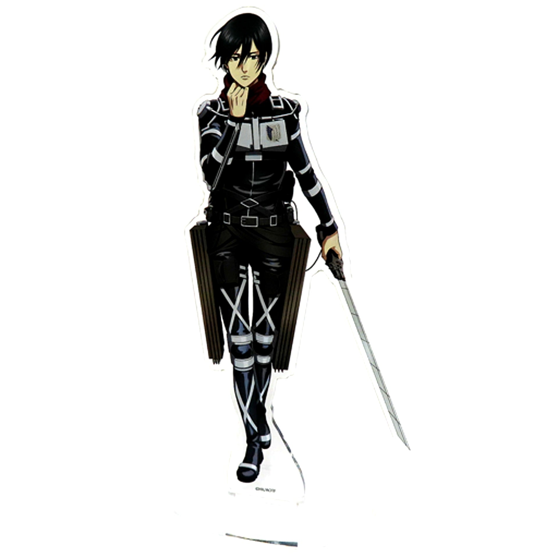Mikasa Ackerman Attack on Titan Acrylic Stand MAPPA TSUTAYA The Final Season Key Animation Release POP UP SHOP Vol 1 [USED]