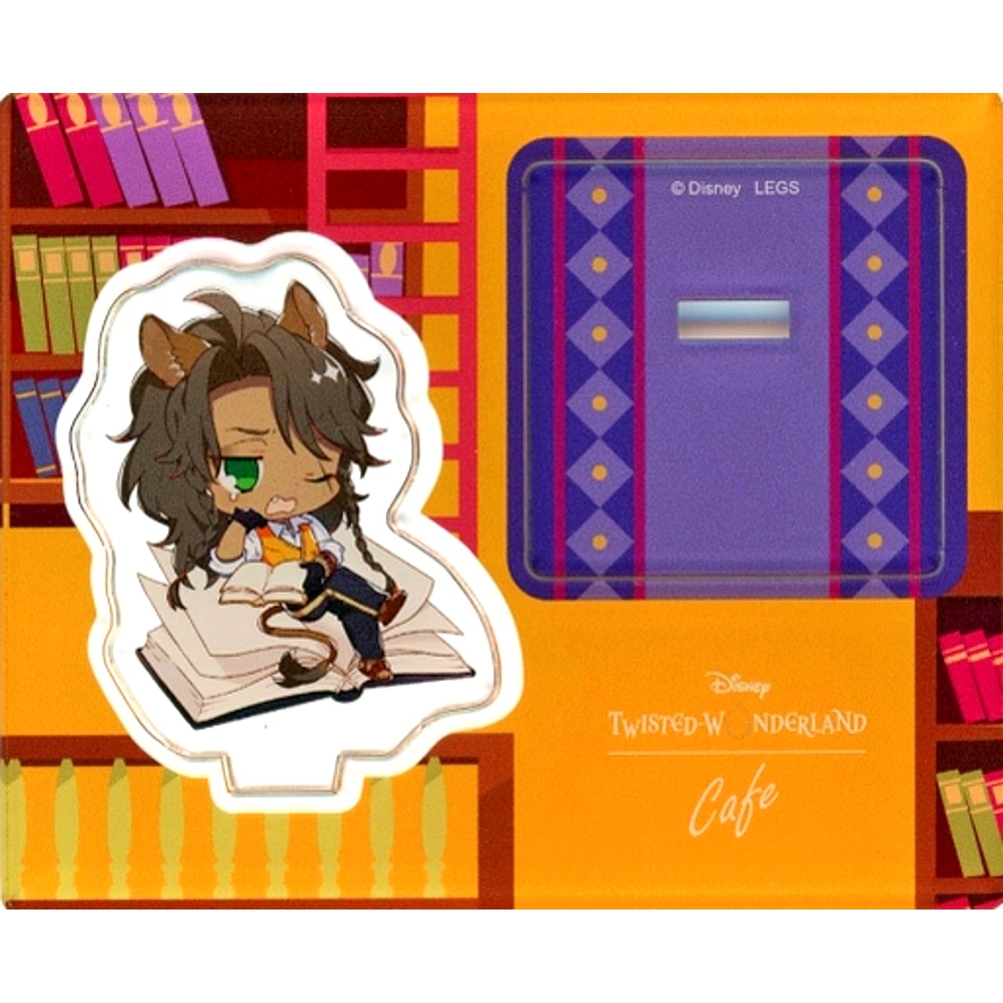 Leona Kingscholar Disney Twisted Wonderland x OH MY CAFE Vol.2 Mini Acrylic Stand [USED]