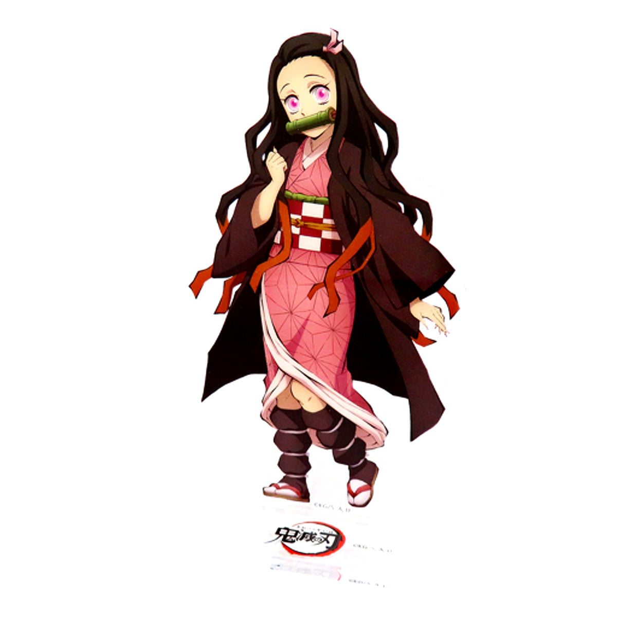 Nezuko Kamado New Character Illustration Acrylic Stand TV Anime Demon Slayer Mugen Train Arc x ufotable Cafe x Machi Asobi CAFE [USED]