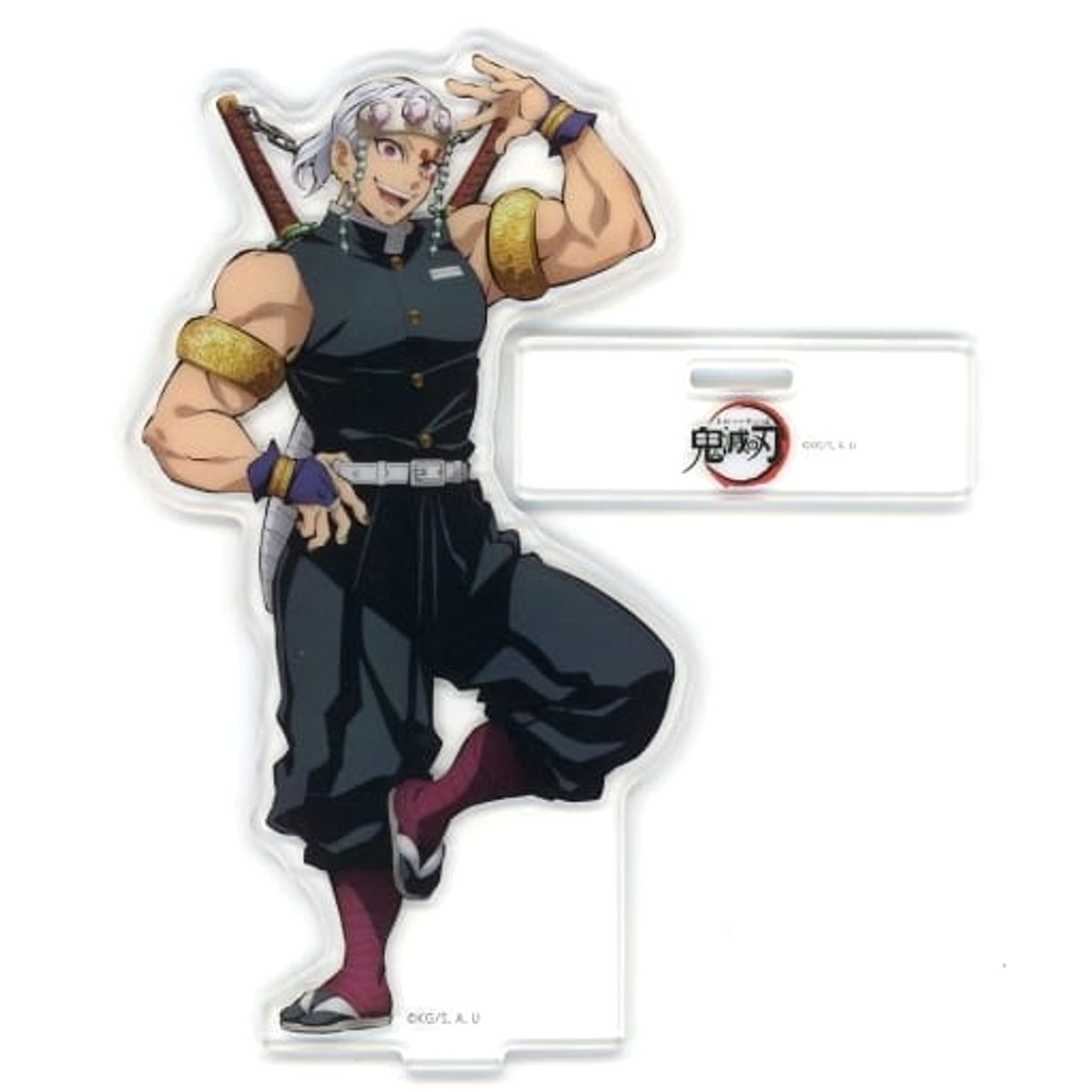 Demon Slayer: Kimetsu no Yaiba Mugen Train Arc x ufotable Cafe x Machi Asobi CAFE Tengen Uzui New Character Illustration Acrylic Stand Acrylic Stands [USED]