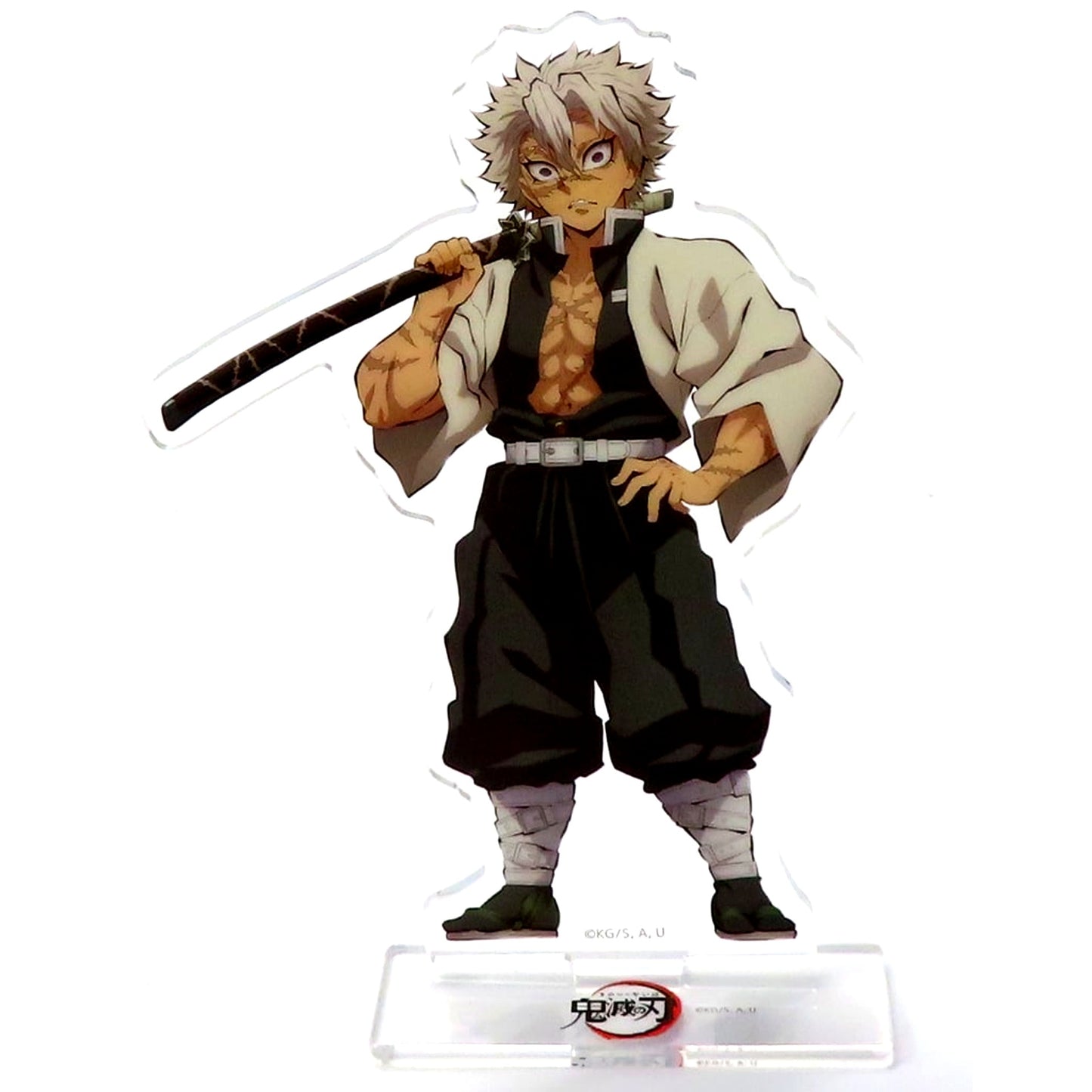Sanemi Shinazugawa New Character Illustration Acrylic Stand TV Anime Demon Slayer Mugen Train Arc x ufotable Cafe x Machi Asobi CAFE [USED]