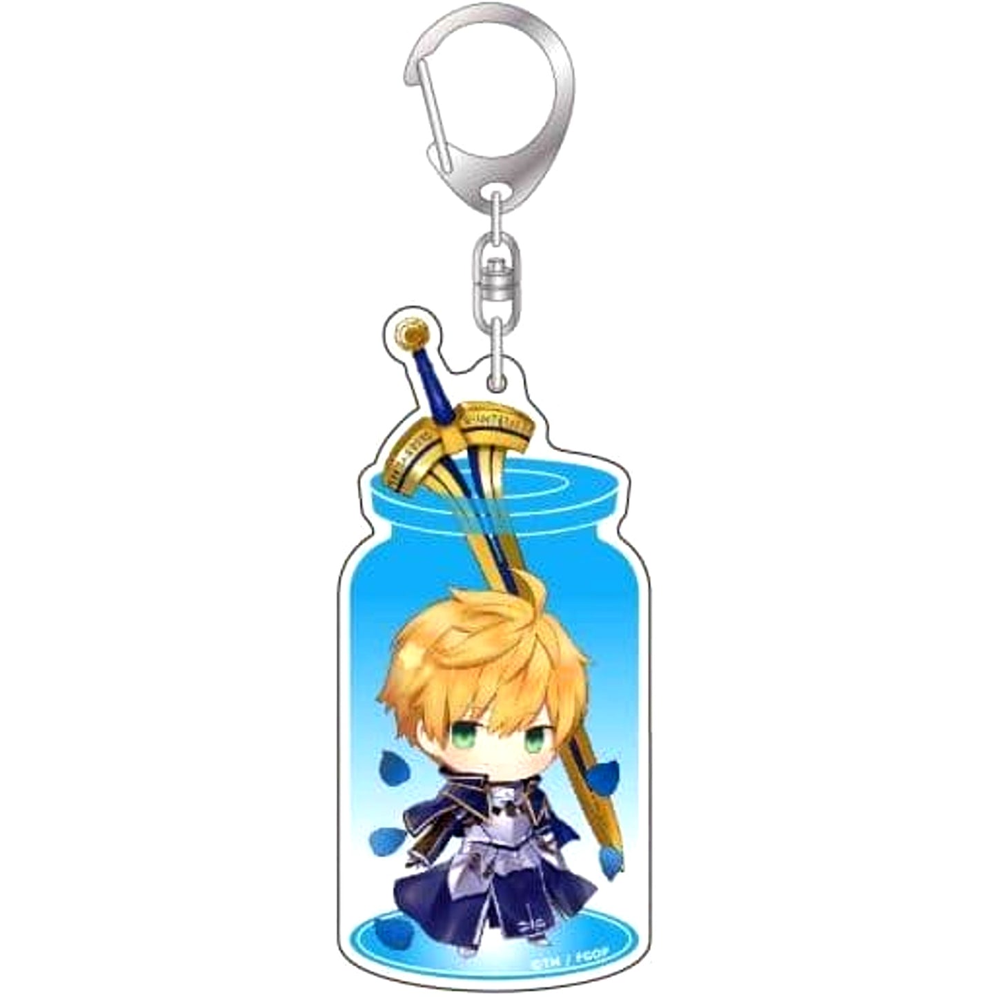Fate/Grand Order Arthur Pendragon Prototype Charatoria Acrylic Keychain [USED]