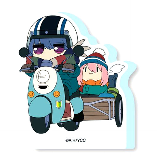 Rin Shima & Nadeshiko Kagamihara Laid-Back Camp Season 2 Towing Nadeshiko Odekake Photo Stand [USED]