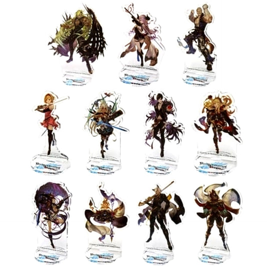 Granblue Fantasy Versus Beelzebub & Others Trading Acrylic Keychain Vol.2 All 11 Types Set Acrylic Stands [USED]