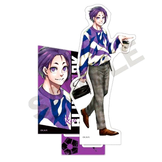 Reo Mikage Casual Acrylic Stand Blue Lock [USED]
