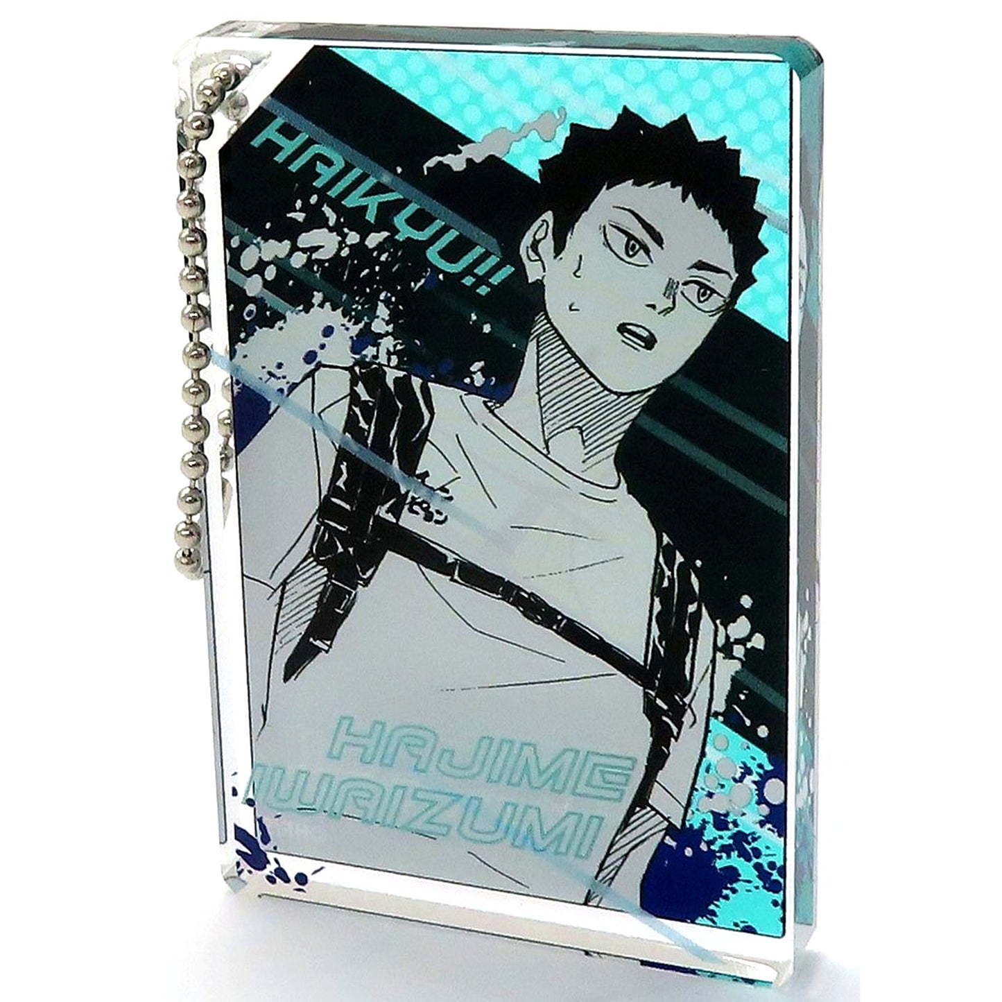 Hajime Iwaizumi Haikyu!! Oikawa's Defeat Everyone Domino Acrylic Keychain [USED]