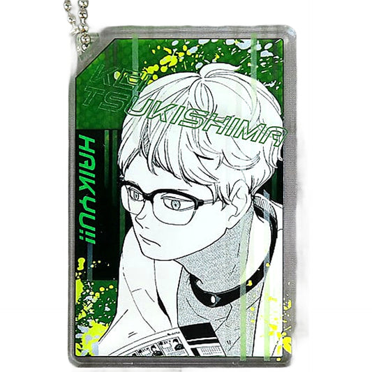 Haikyu!! Kei Tsukishima Defeat All of Oikawa Domino Style Acrylic Keychain Collection Keychains [USED]