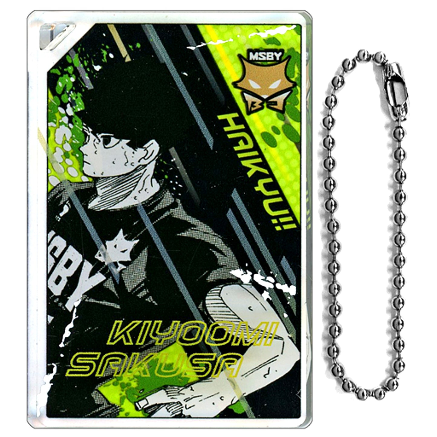 Kiyoomi Sakusa Haikyu!! Oikawa Zenin Taosu Domino Style Acrylic Keychain Collection [USED]