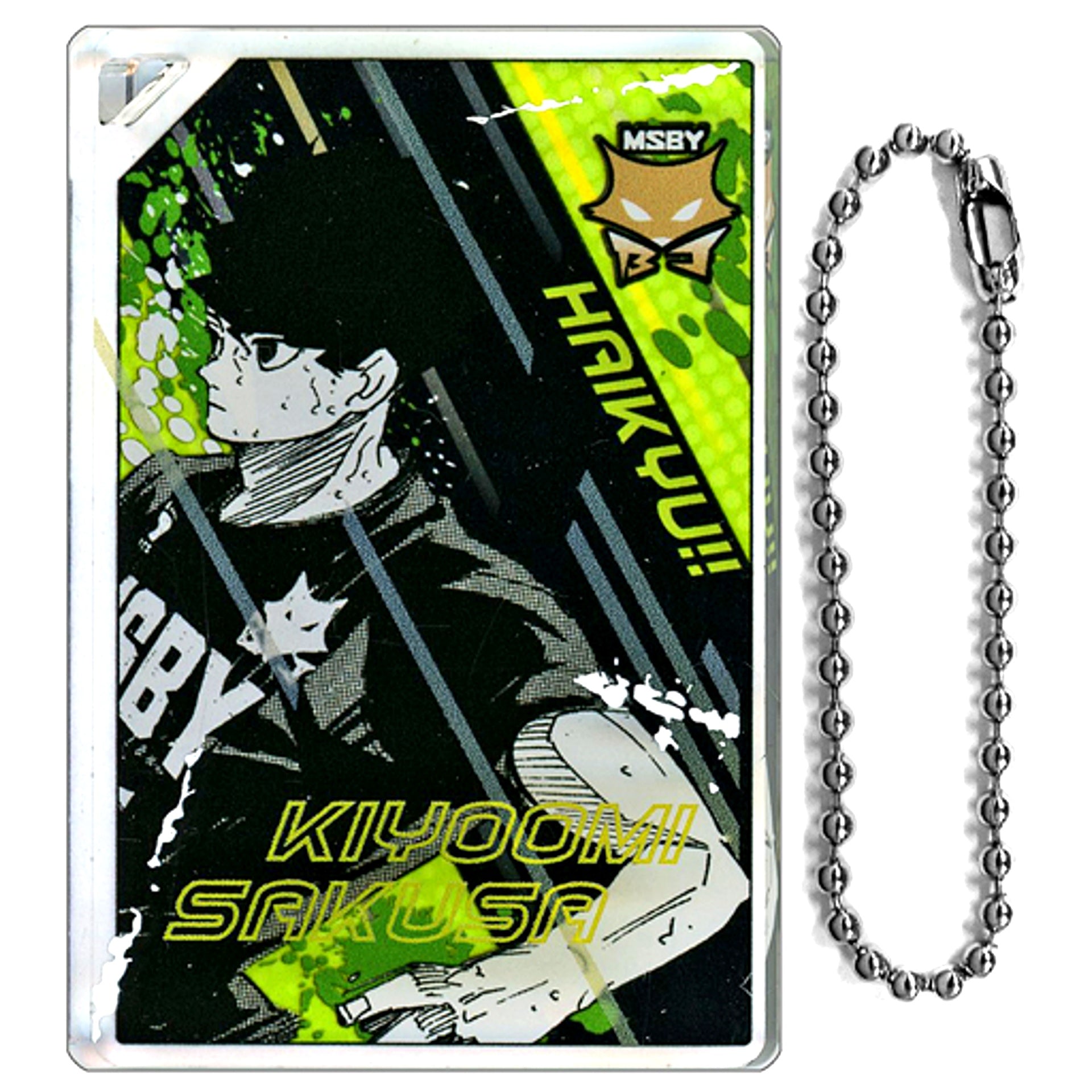 Kiyoomi Sakusa Haikyu!! Oikawa Zenin Taosu Domino Style Acrylic Keychain Collection [USED]