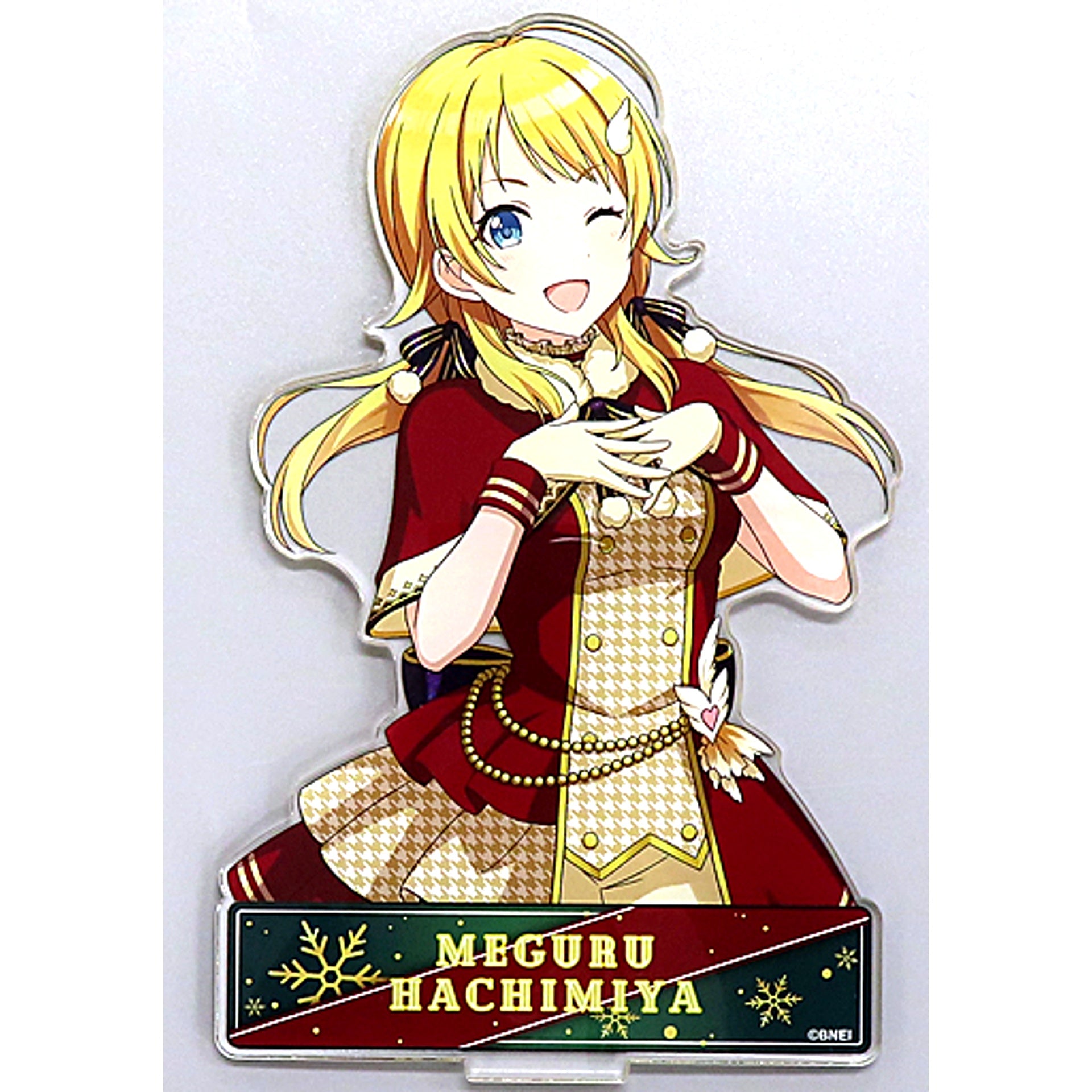 Meguru Hachimiya THE IDOLM@STER SHINY COLORS Official Acrylic Stand Xmas Party Silent night Ver. [USED]