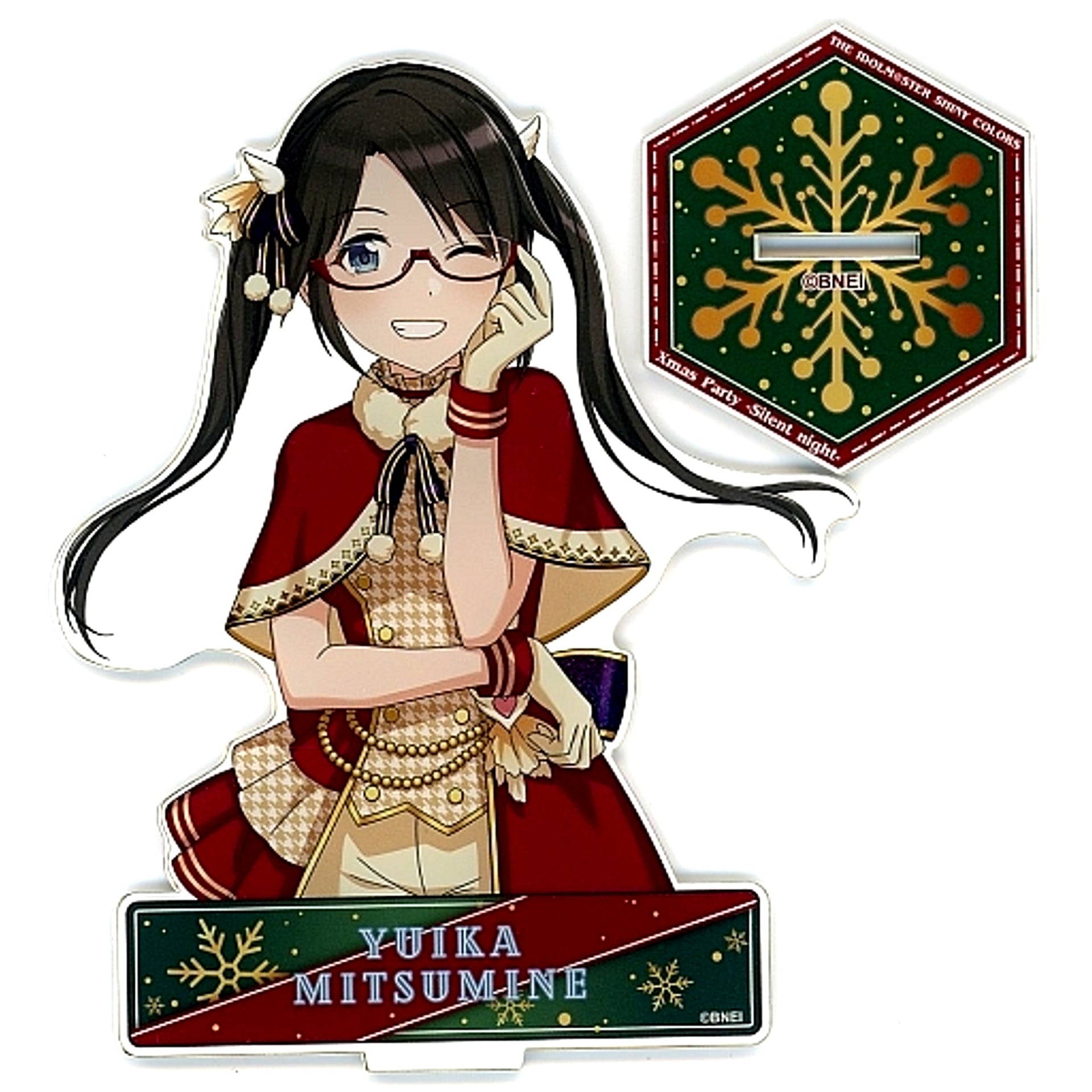 Yuika Mitsumine THE IDOLM@STER SHINY COLORS Official Acrylic Stand Silent night Ver. Xmas Party [USED]
