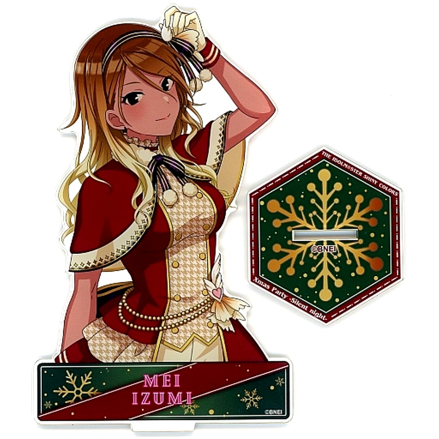 Mei Izumi THE IDOLM@STER SHINY COLORS Official Acrylic Stand Silent night Ver. Xmas Party [USED]