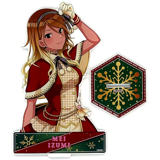 Mei Izumi THE IDOLM@STER SHINY COLORS Official Acrylic Stand Silent night Ver. Xmas Party [USED]