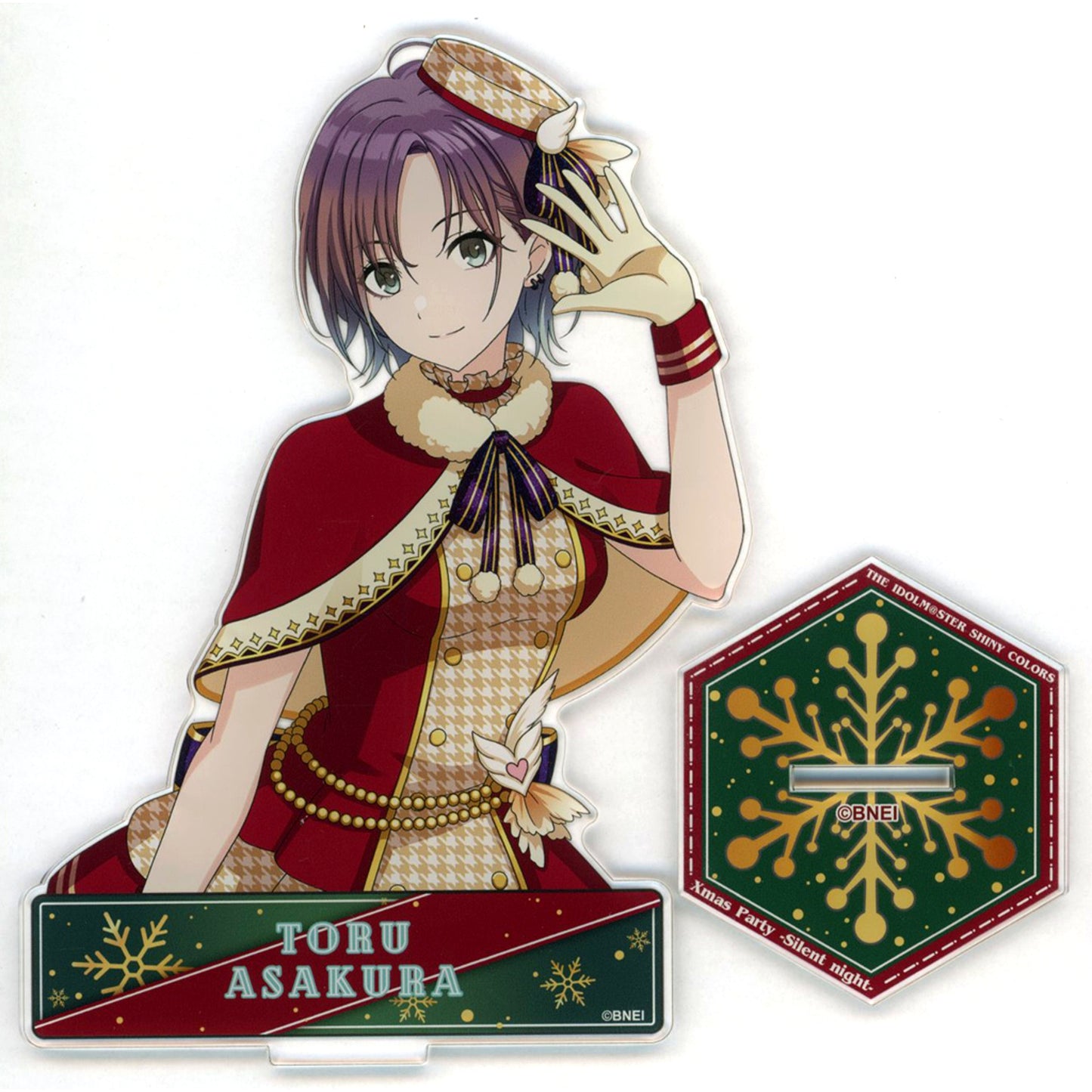 Toru Asakura THE IDOLM@STER SHINY COLORS Official Acrylic Stand Silent night ver. Xmas Party Silent night [USED]