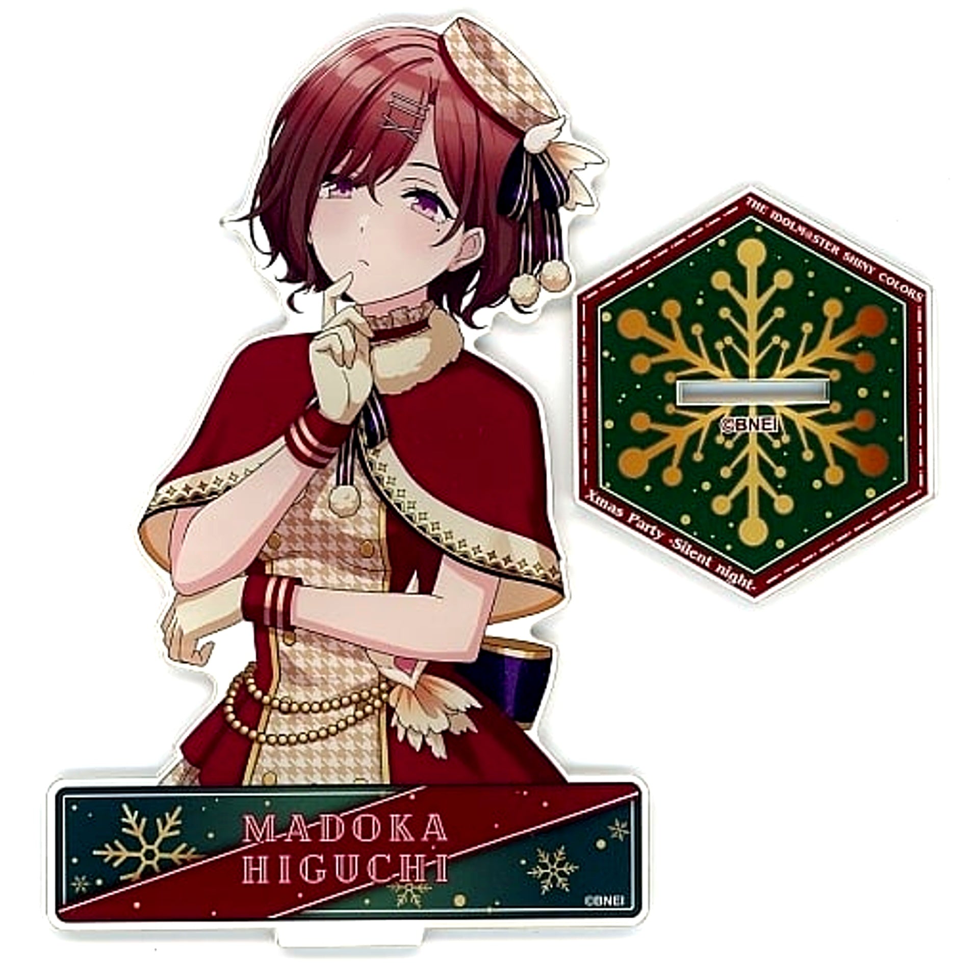 Madoka Higuchi THE IDOLM@STER SHINY COLORS Official Acrylic Stand Silent night ver. Xmas Party Silent night [USED]