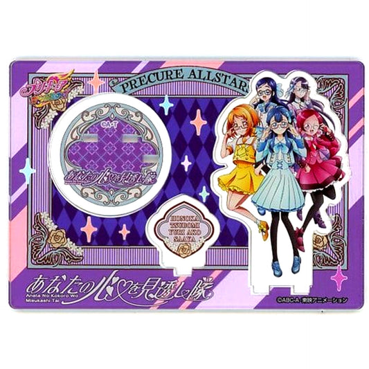 See-Through Your Heart Squad Pretty Cure All Stars Acrylic Stand Panel Idol Precure 2nd Season Pretty Store Limited [USED]