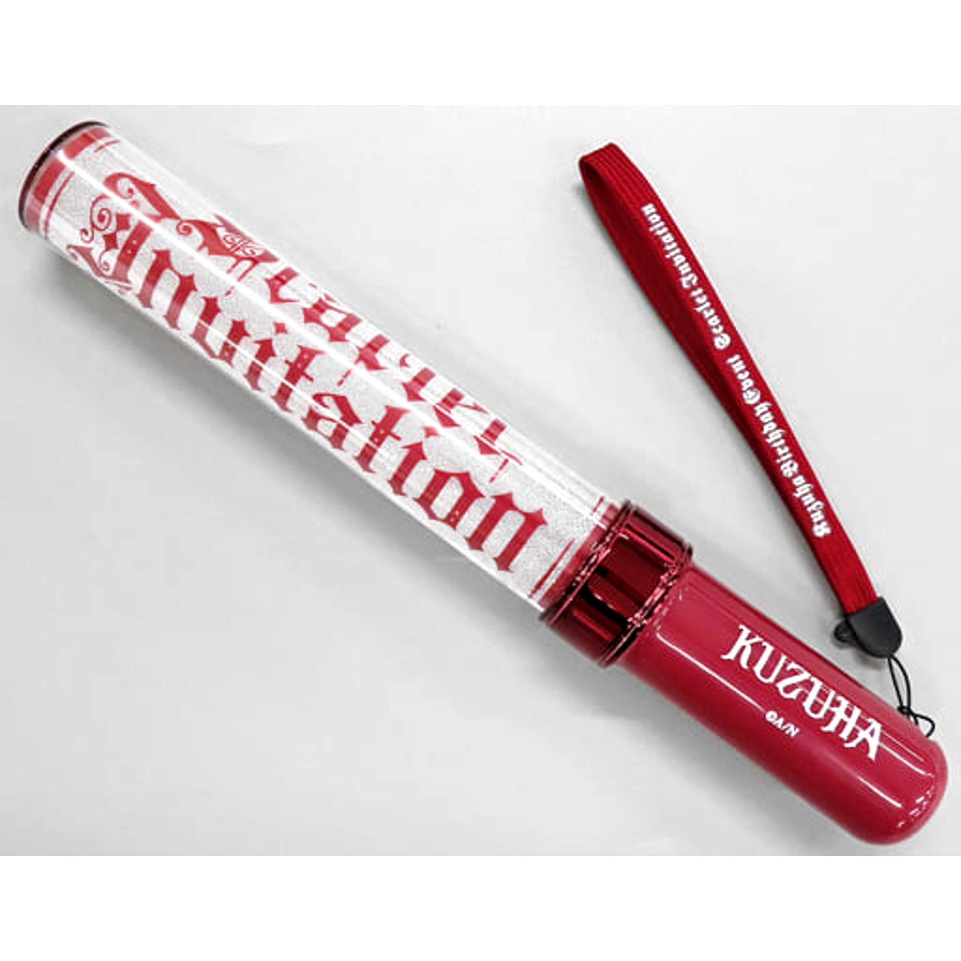 VTuber Nijisanji Logo Penlight Kuzuha Birthday Event Scarlet Invitation Limited [USED]