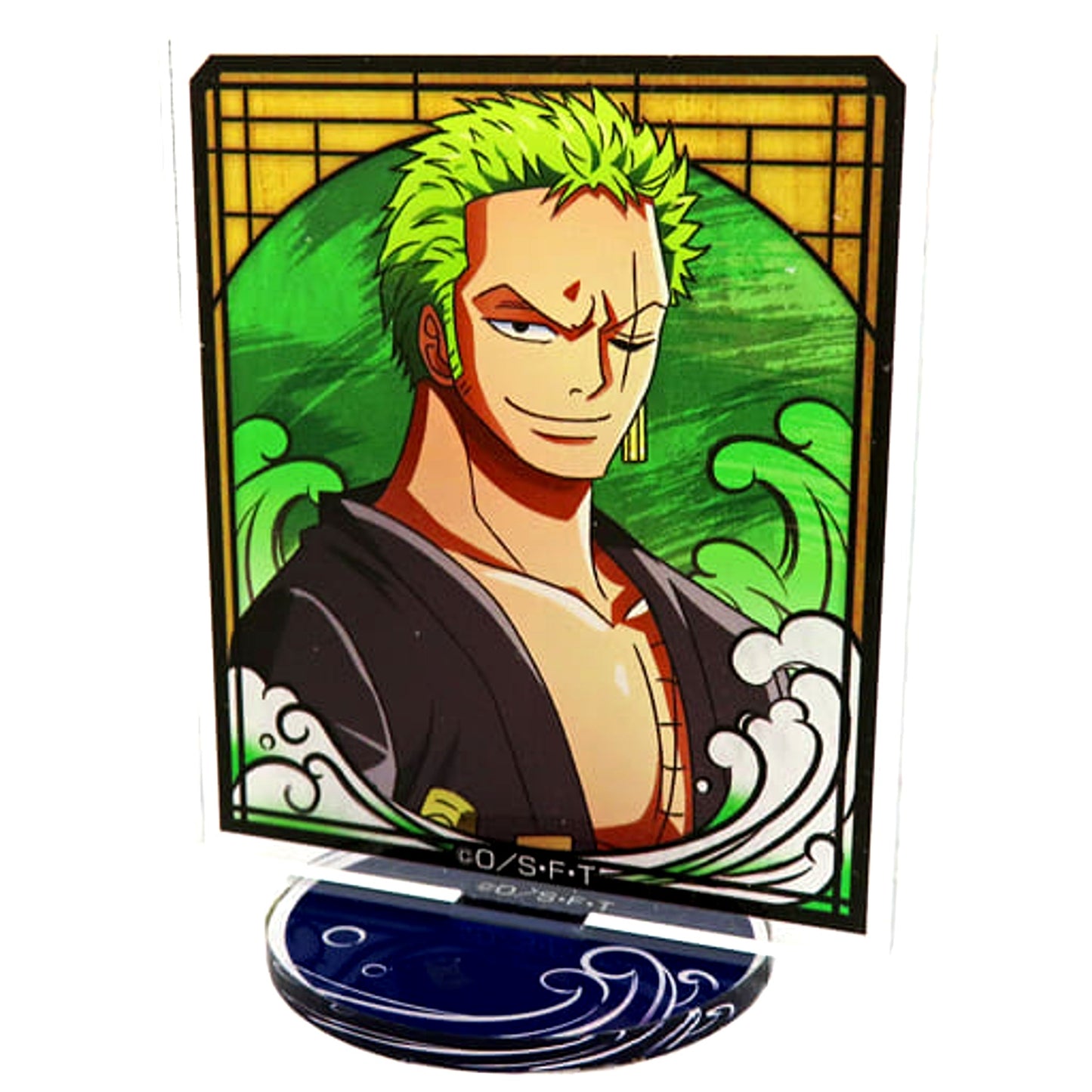 Roronoa Zoro One Piece Mini Acrylic Stand Collection Onigashima Uchiiri Pop-Up Store Straw Hat Store in Animate Goods [USED]