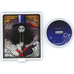 One Piece Brook Mini Acrylic Stand Collection Onigashima Raid Pop Up Straw Hat Store in Animate Goods Acrylic Stands [USED]