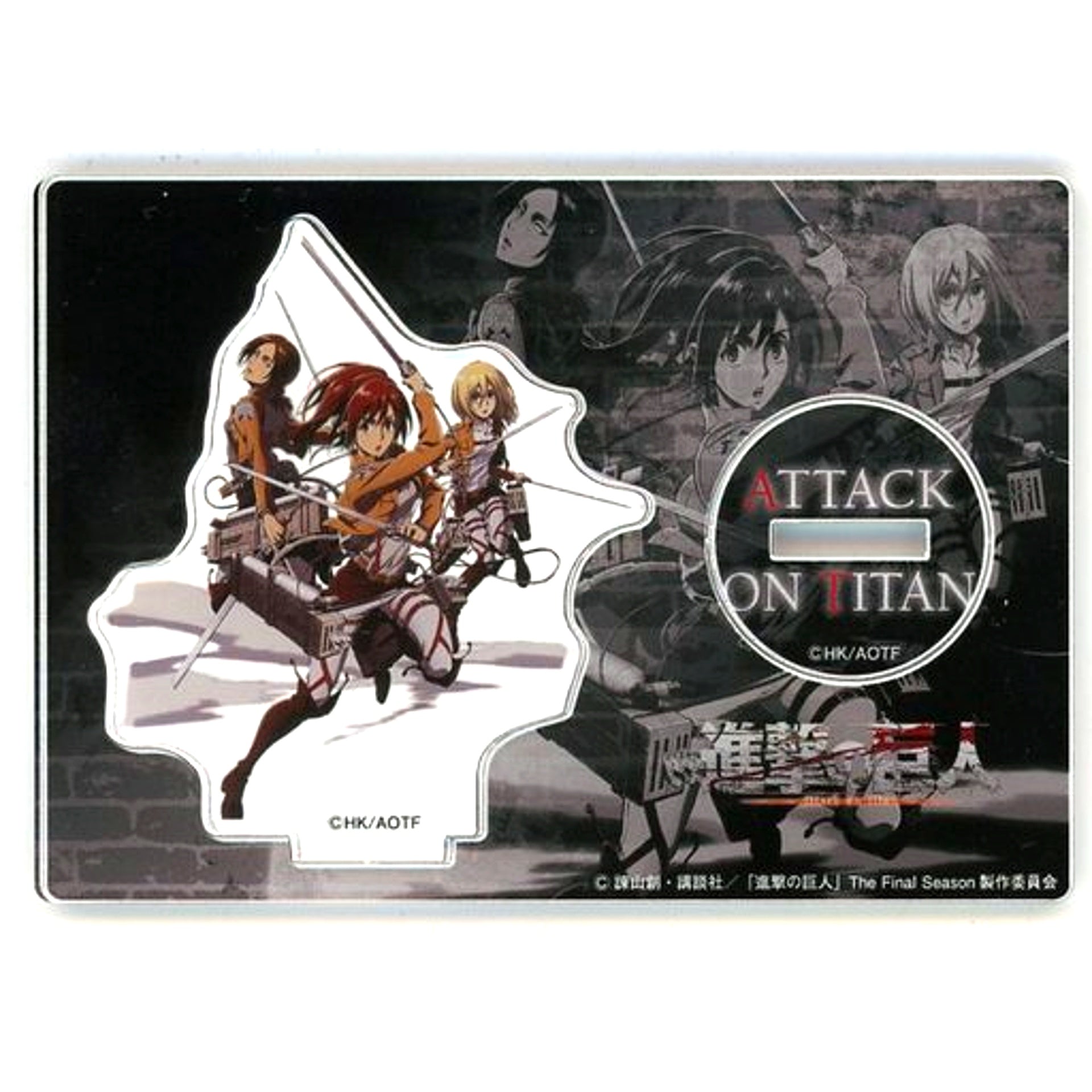 Sasha Braus & Ymir & Christa Lenz Attack on Titan Jacket Random Acrylic Stand Vol 1 Animate Limited [USED]