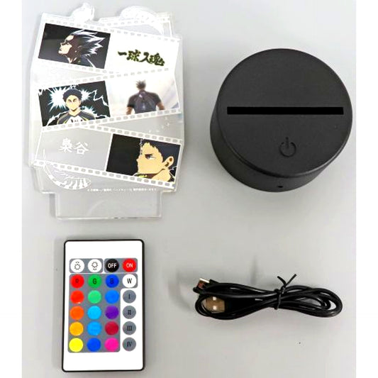 05. Fukurodani Academy LED Big Acrylic Stand Haikyu!! TO THE TOP Animate Limited [USED]