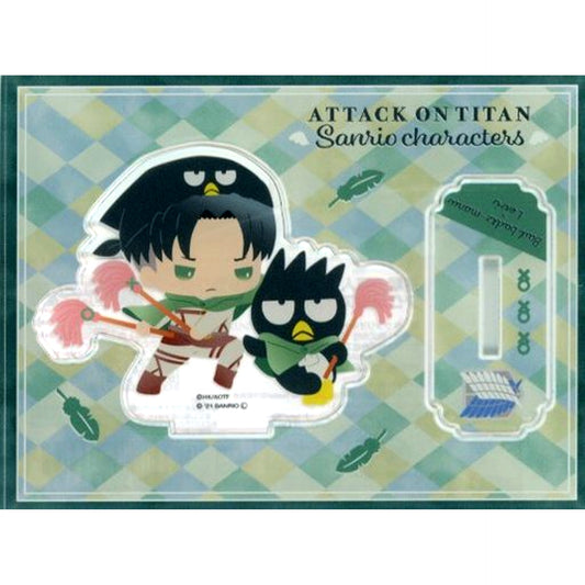 Levi Ackerman Bad Badtz-Maru Attack on Titan Sanrio Characters Acrylic Stand Wings of Friendship [USED]