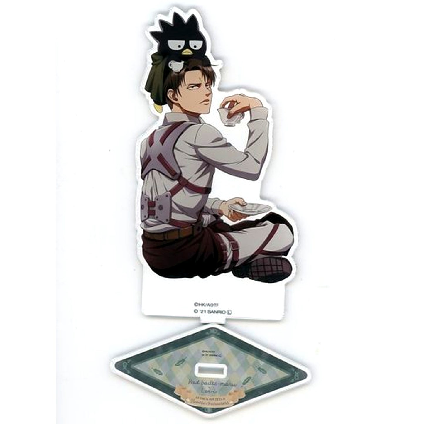 Levi Ackerman Bad Badtz-Maru Attack on Titan Sanrio Characters Acrylic Stand M [USED]
