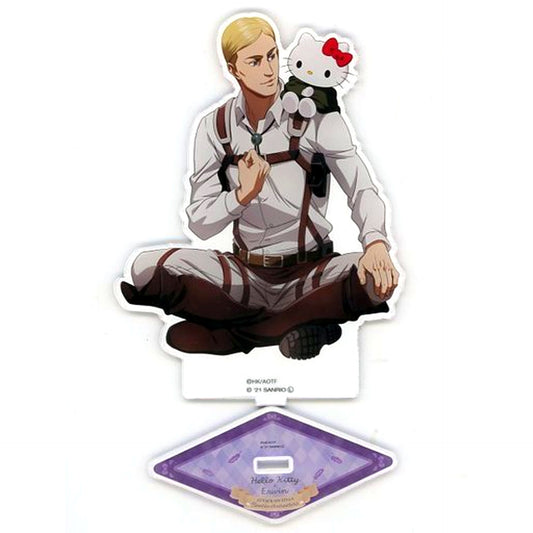 Erwin Smith x Hello Kitty Attack on Titan x Sanrio Characters Acrylic Stand M [USED]