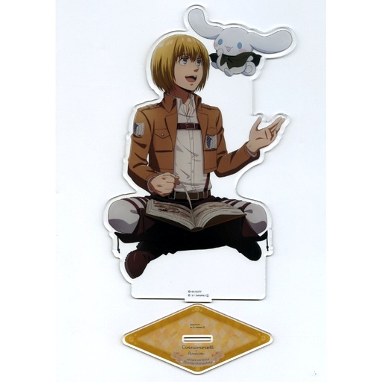 Armin Arlert x Cinnamoroll Attack on Titan x Sanrio Characters Acrylic Stand L [USED]