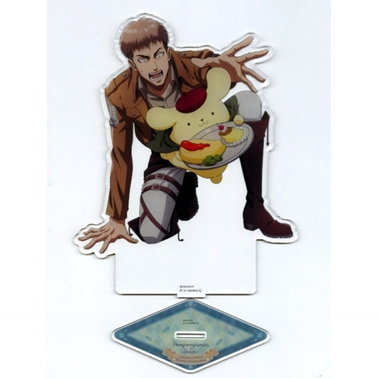Jean Kirstein Attack on Titan x Pompompurin Acrylic Stand L Sanrio Characters [USED]