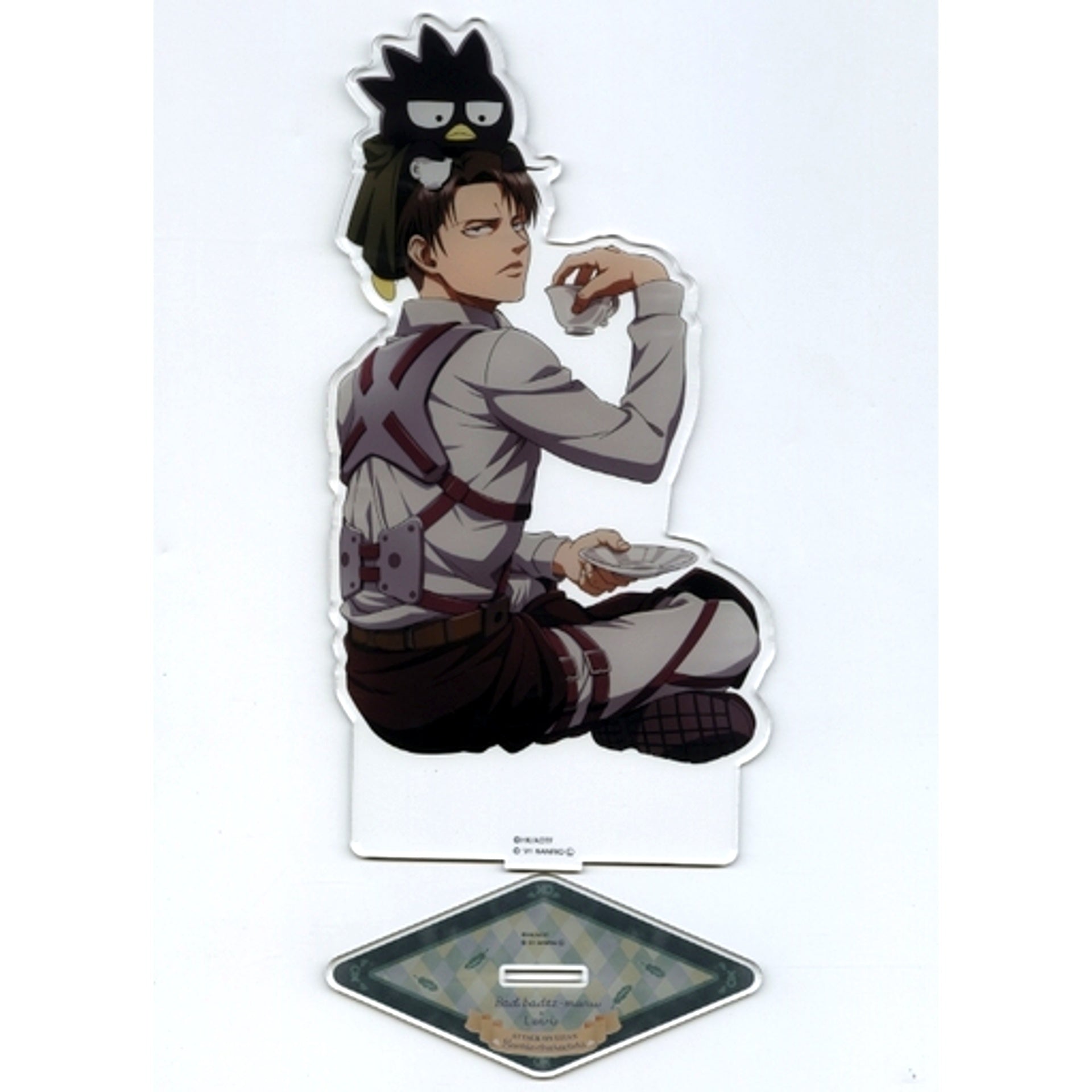 Levi Ackerman x Bad Badtz-Maru Attack on Titan x Sanrio Characters Acrylic Stand L [USED]