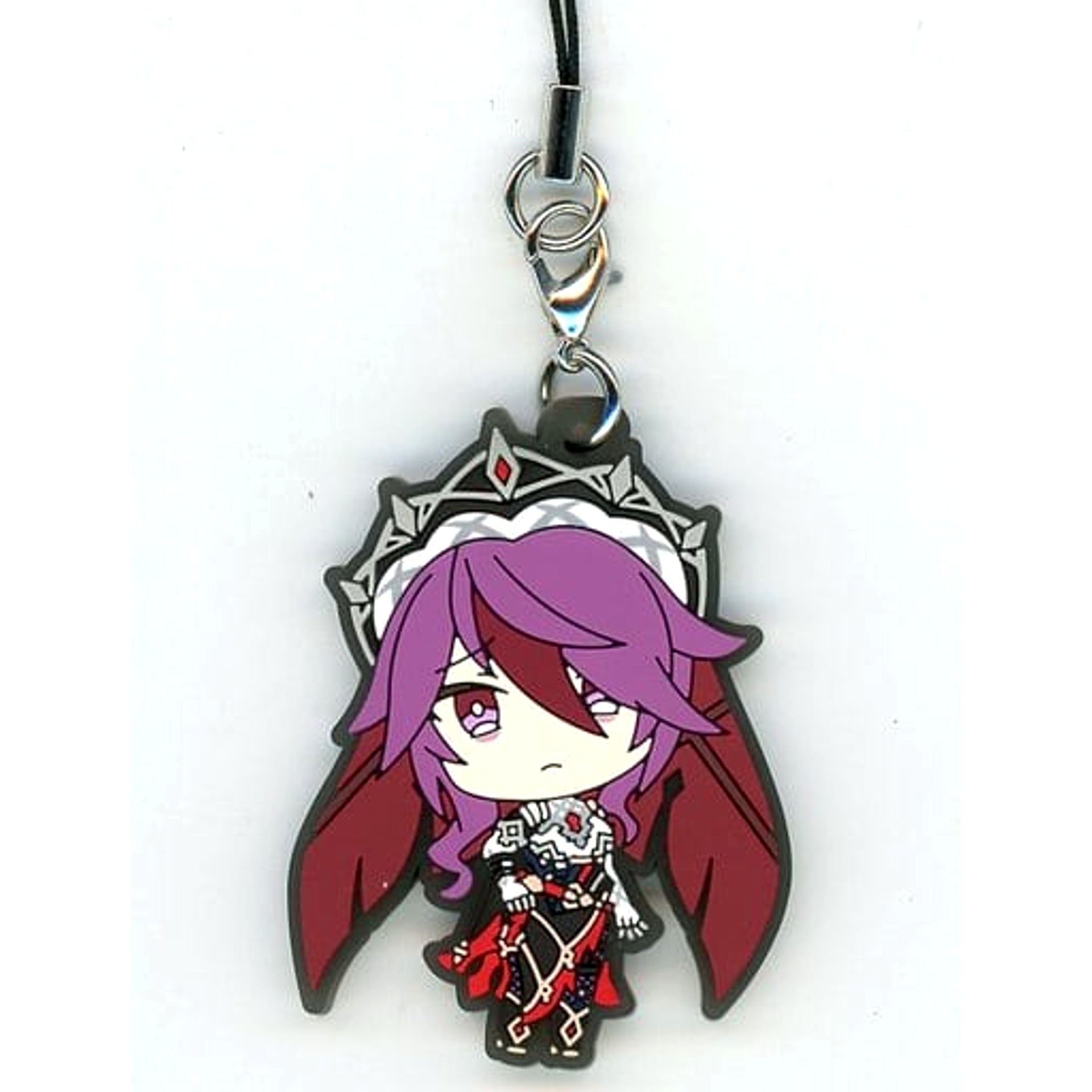 Genshin Rosaria Capsule Rubber Strap Vol.4 Keychains [USED]