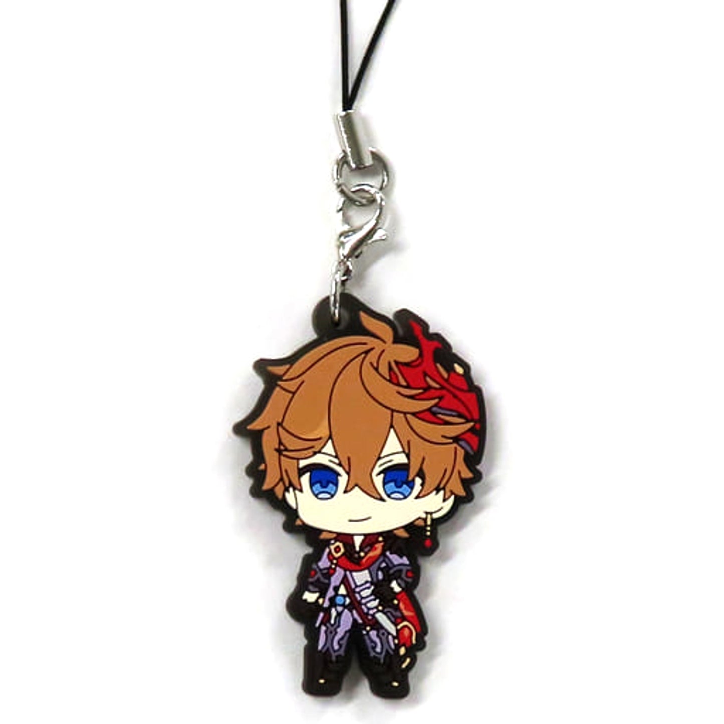 Genshin Tartaglia Capsule Rubber Strap Vol.4 Keychains [USED]