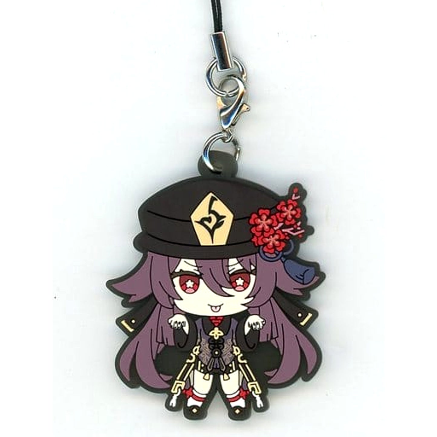 Genshin Hu Tao Capsule Rubber Strap Vol.4 Keychains [USED]
