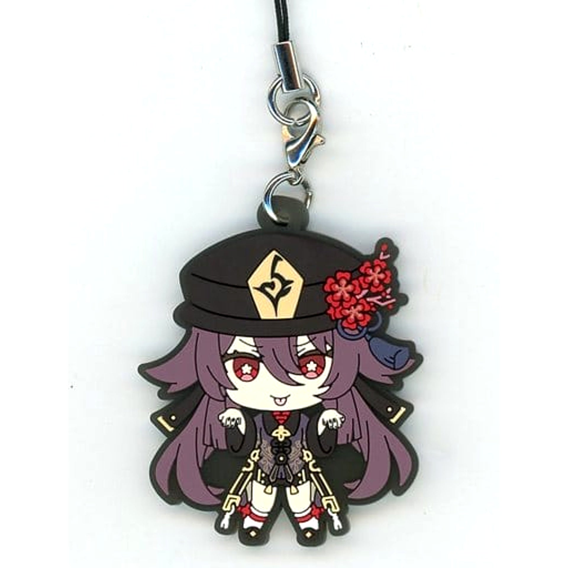 Genshin Hu Tao Capsule Rubber Strap Vol.4 Keychains [USED]