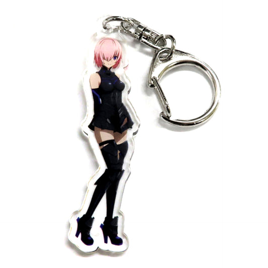 Mash Kyrielight Fate/Grand Order Camelot Wandering Agateram x Nankai Electric Railway Acrylic Keychain [USED]