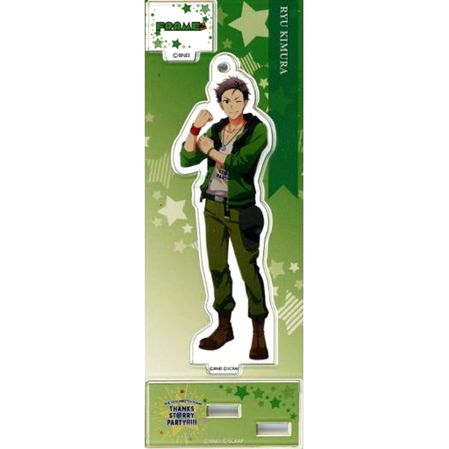 Ryu Kimura The Idolm@ster SideM Thanksgiving Commemorative Acrylic Stand Keychain THANKS STARRY PARTY!!!!! -Minnade Tsukuru Kanshasai- [USED]