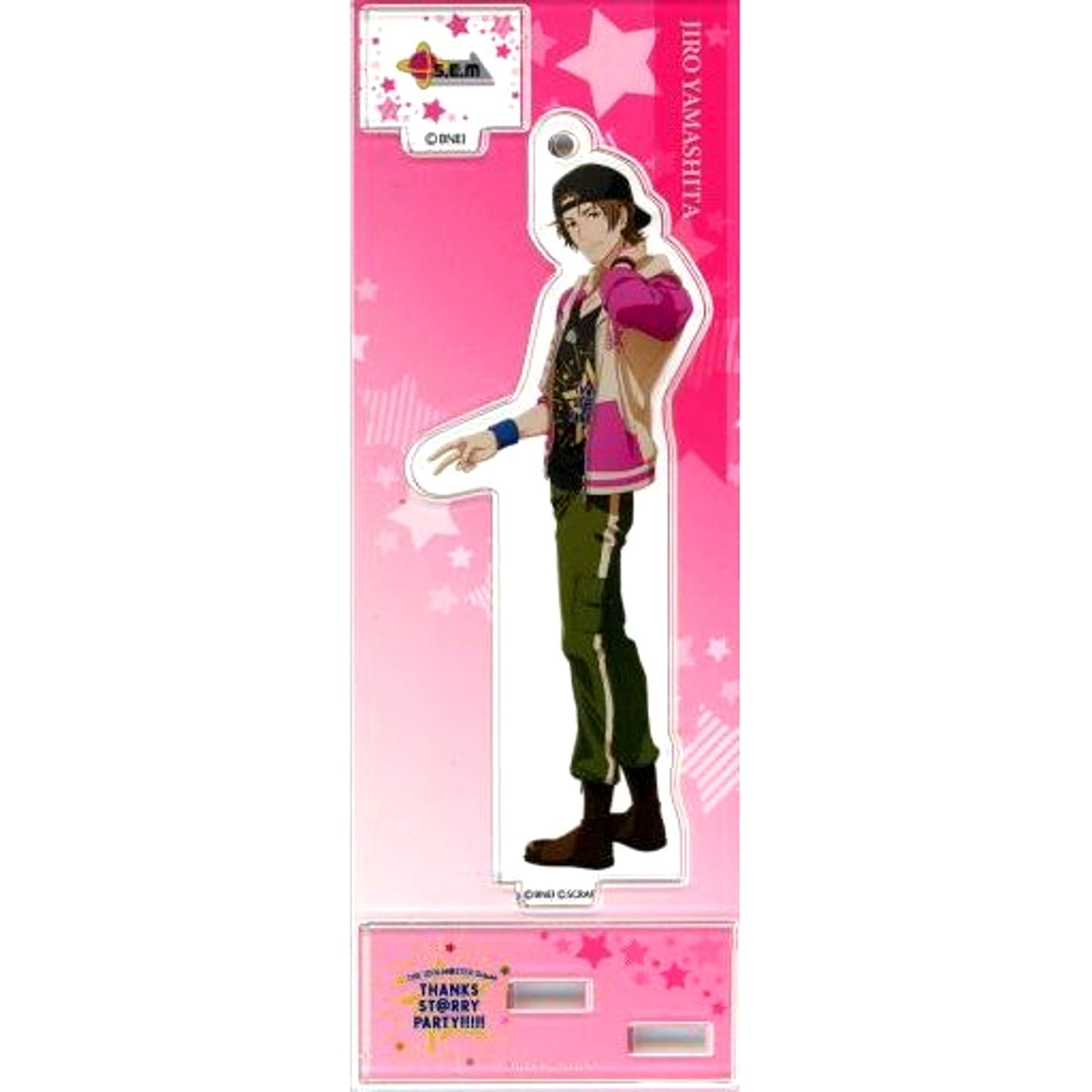 Jiro Yamashita The Idolm@ster SideM Thanksgiving Commemorative Acrylic Stand Keychain THANKS STARRY PARTY!!!!! -Minnade Tsukuru Kanshasai- [USED]