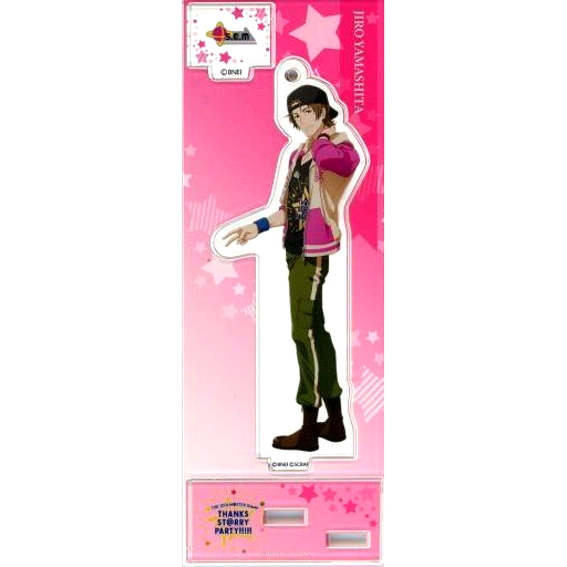 Jiro Yamashita The Idolm@ster SideM Thanksgiving Commemorative Acrylic Stand Keychain THANKS STARRY PARTY!!!!! -Minnade Tsukuru Kanshasai- [USED]