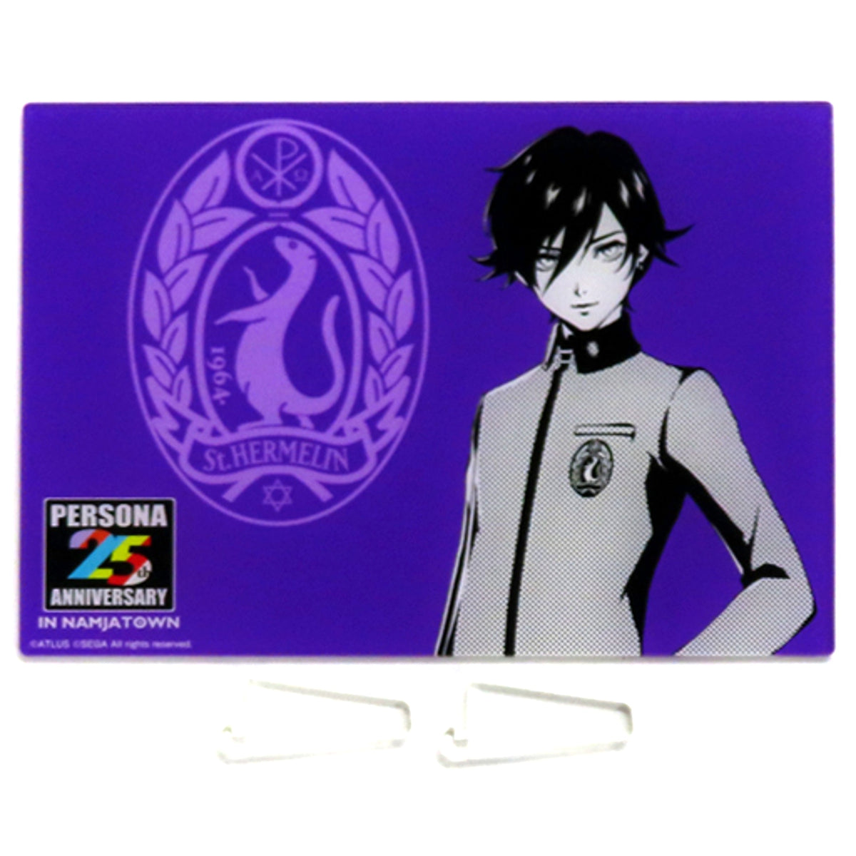 Protagonist Revelations Persona A Prize Acrylic Board Persona 25th Anniversary in Namjatown Minigame Persona Summon Roulette [USED]